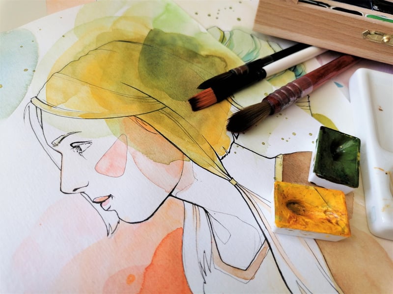Watercolor botanical illustration